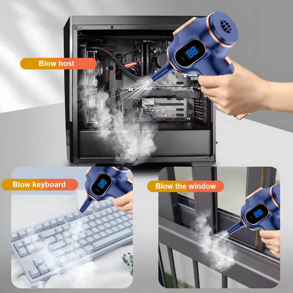 Aspirapolvere Portatile Senza Fili ABS – Potente Mini Aspiratore per Auto, Casa e Ufficio