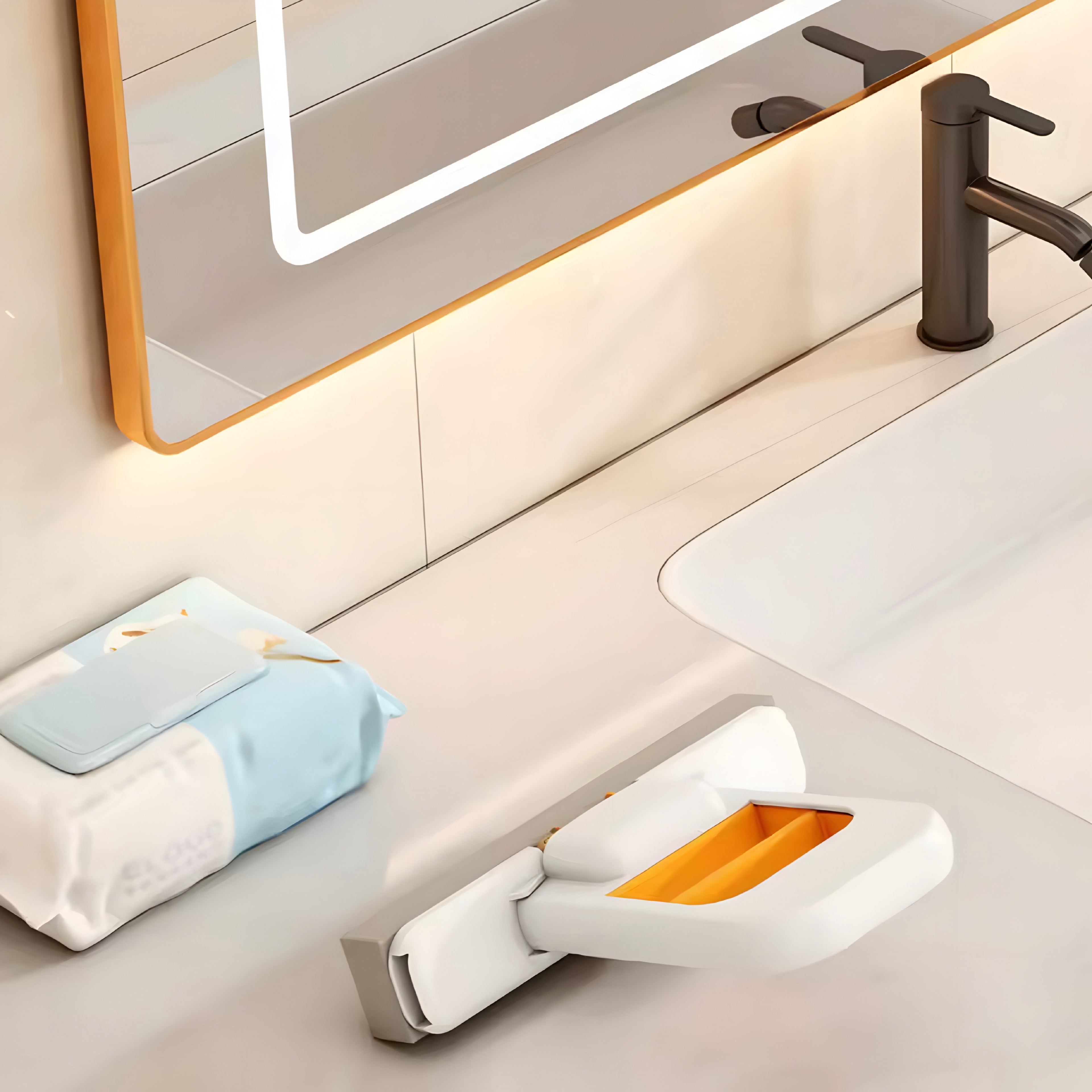 Mini Mop Auto-Strizzante – Spugna Portatile per una Pulizia Senza Sforzo