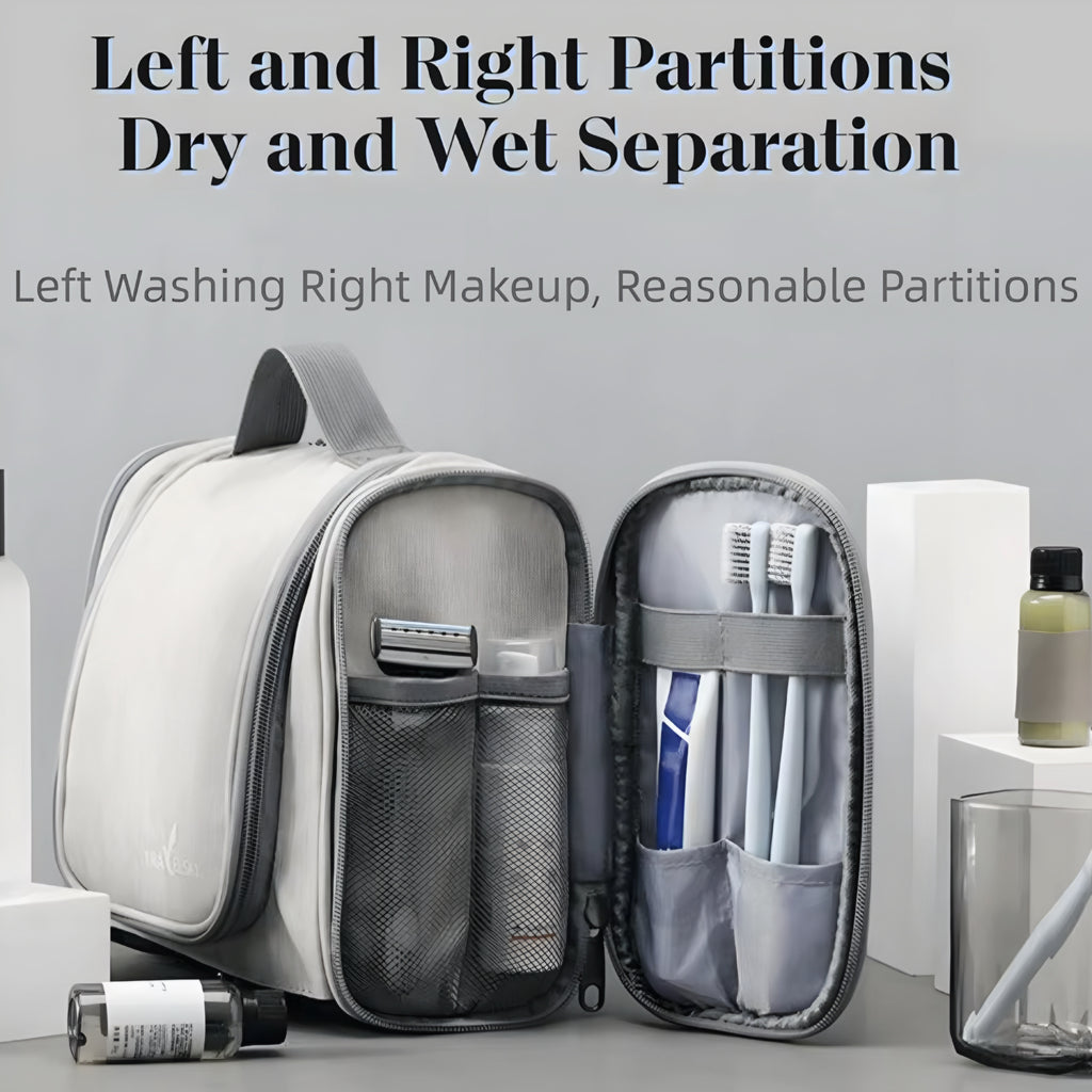 Beauty Case Impermeabile da Donna – Pieghevole, Appeso e Capiente