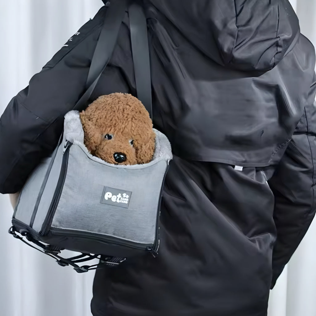 Seggiolino di Sicurezza per Animali – Box Portatile da Auto per Cani e Gatti di Piccola Taglia