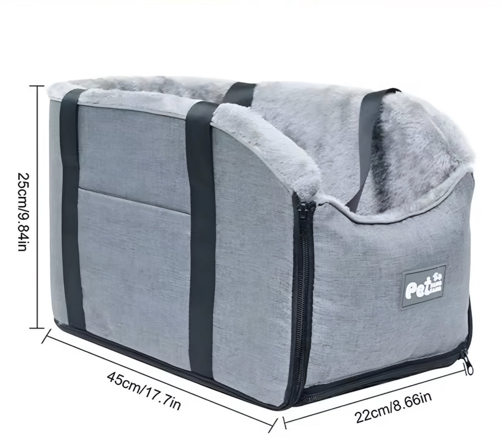 Seggiolino di Sicurezza per Animali – Box Portatile da Auto per Cani e Gatti di Piccola Taglia