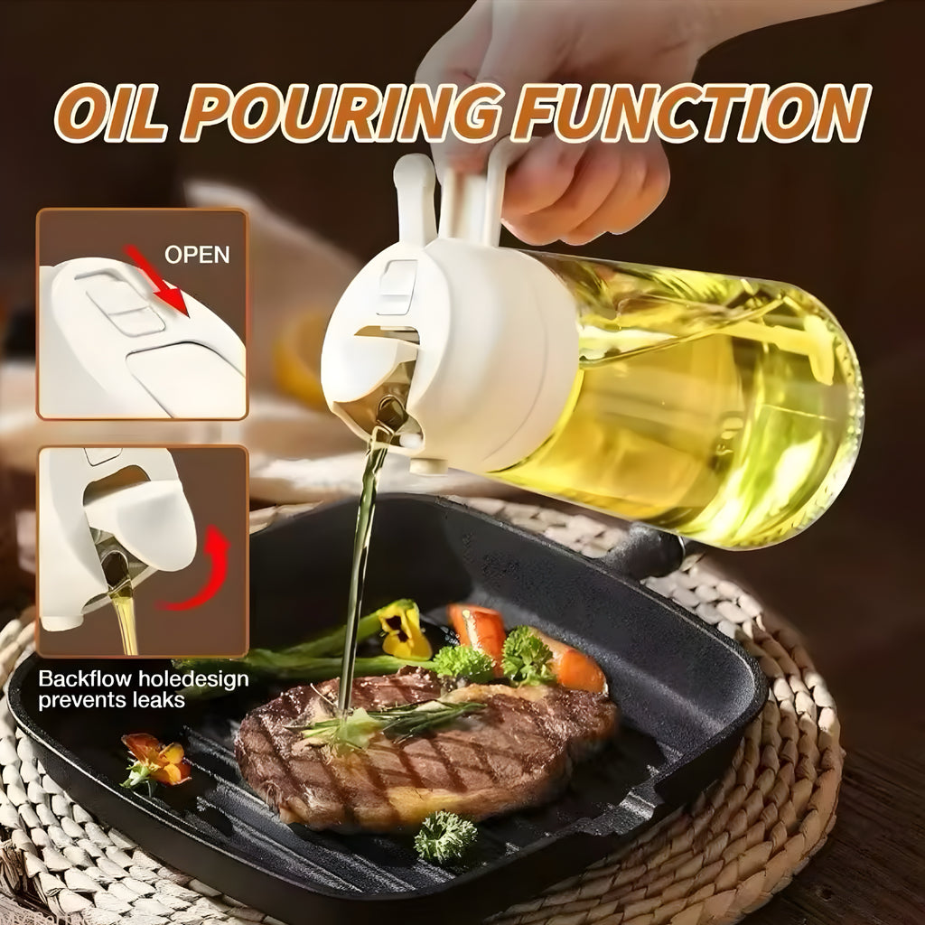 Bottiglia 2-in-1 per Olio e Condimenti