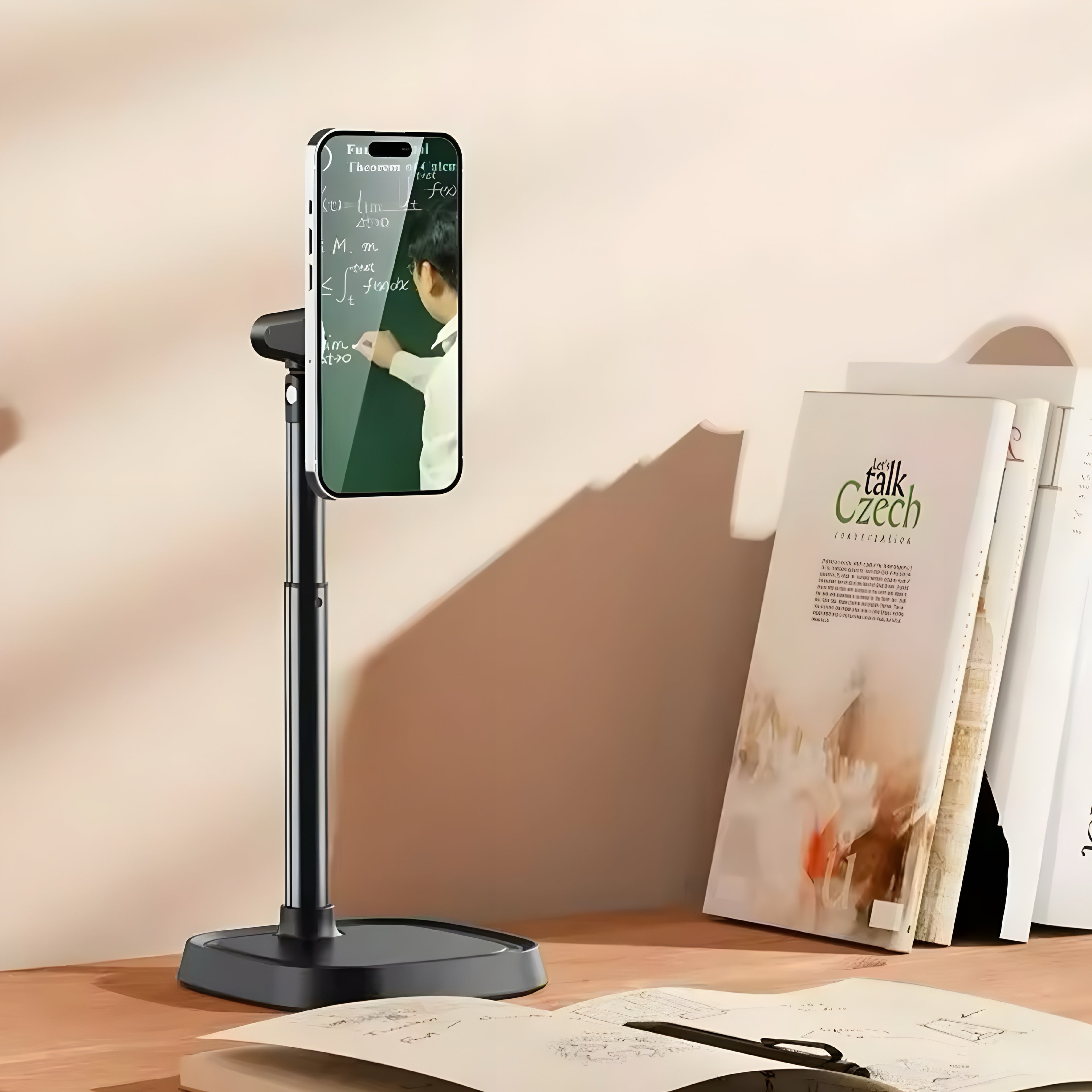 Supporto Magnetico in Alluminio per Smartphone – Regolabile e Elegante