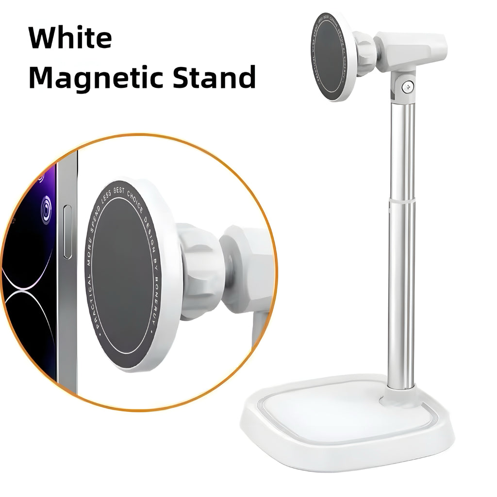 Supporto Magnetico in Alluminio per Smartphone – Regolabile e Elegante