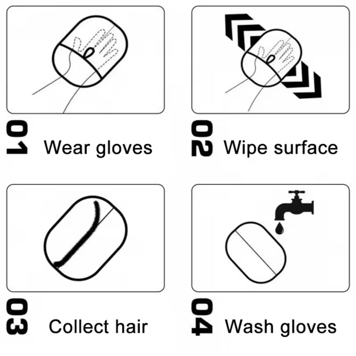 Guanto Raccogli Peli per Animali – Pulizia Facile e Coccole Garantite