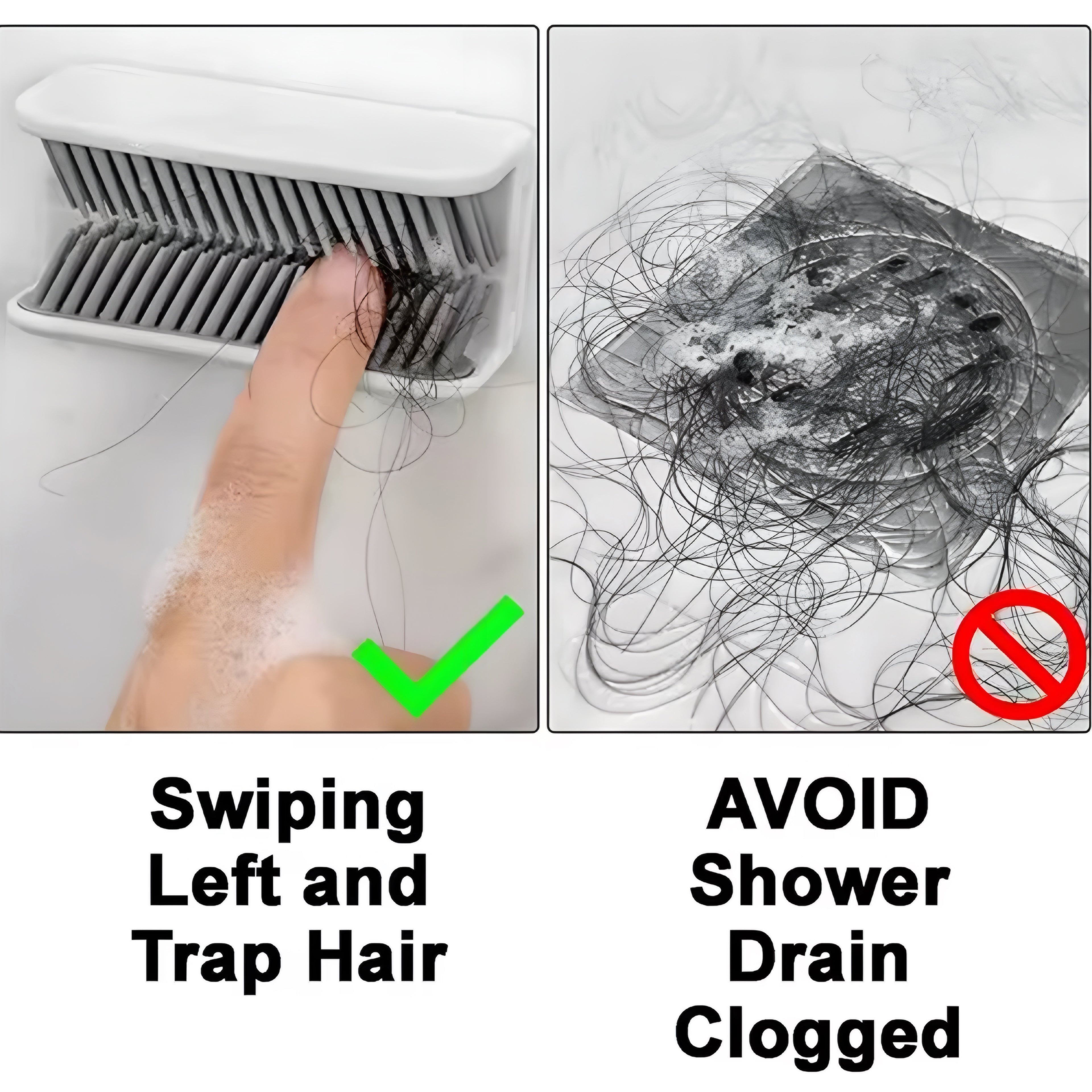 Raccogli Capelli da Parete – Stop agli Sgocciolamenti e ai Tubi Intasati