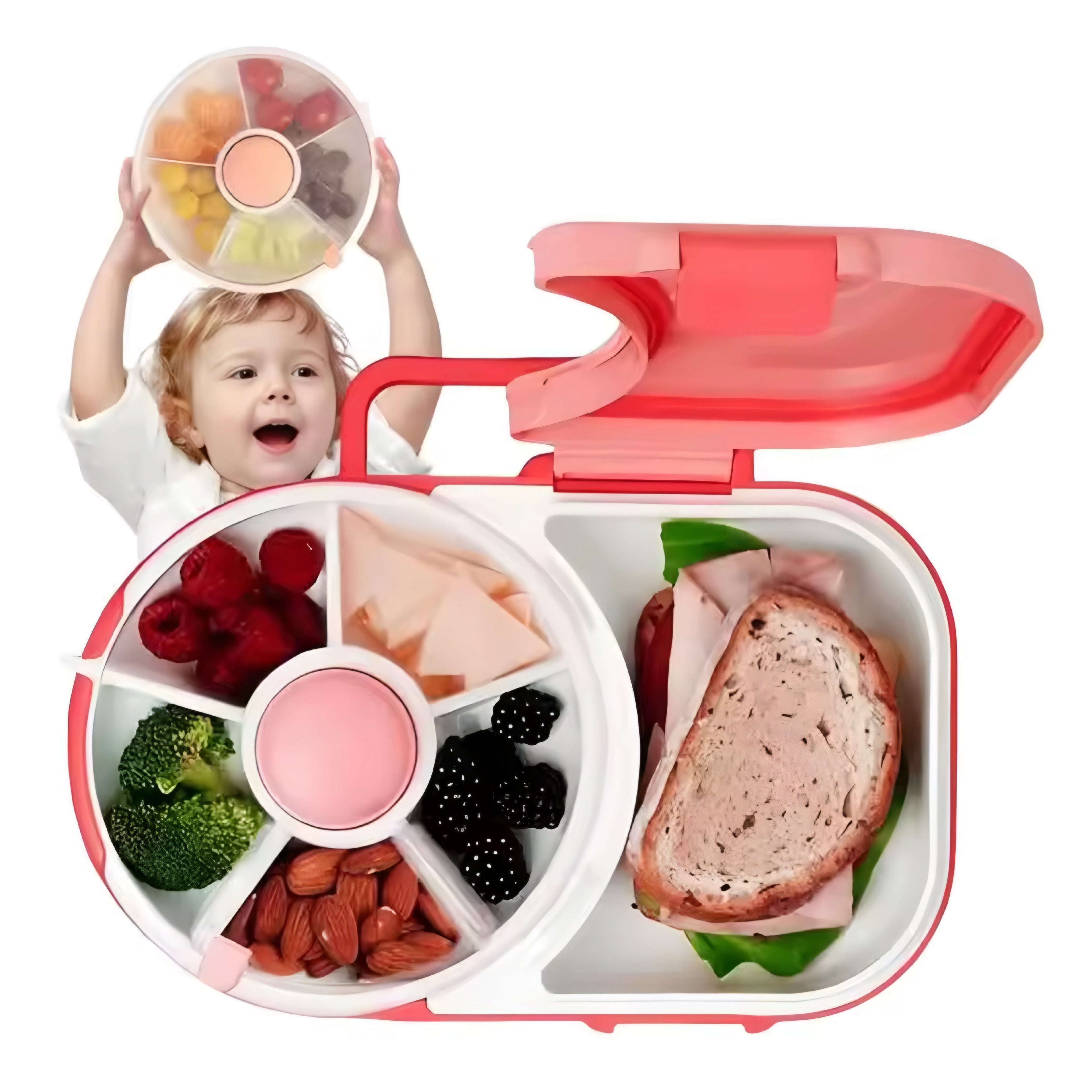 Lunch Box Rotante per Bambini – Mangiare Diventa un Gioco!